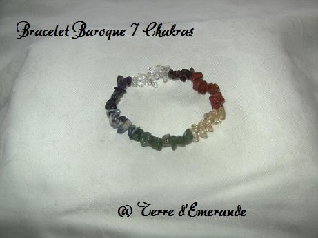 bracelet baroque 7  chakras