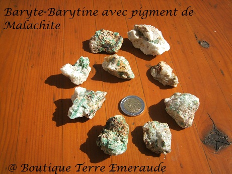 baryte-malachite