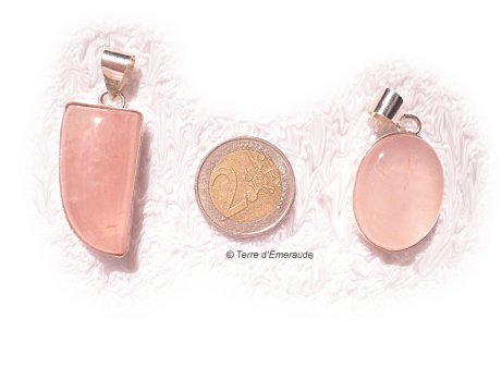 pendentif quartz rose